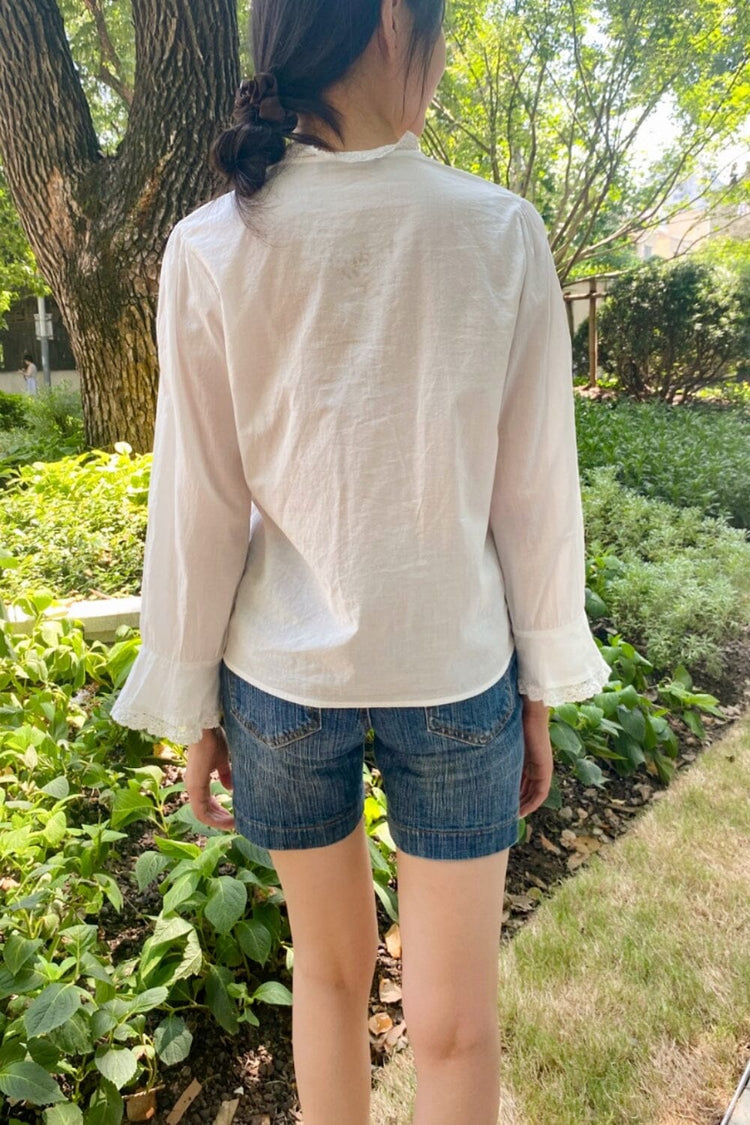 Rafaela Lace Top | White / XS/S