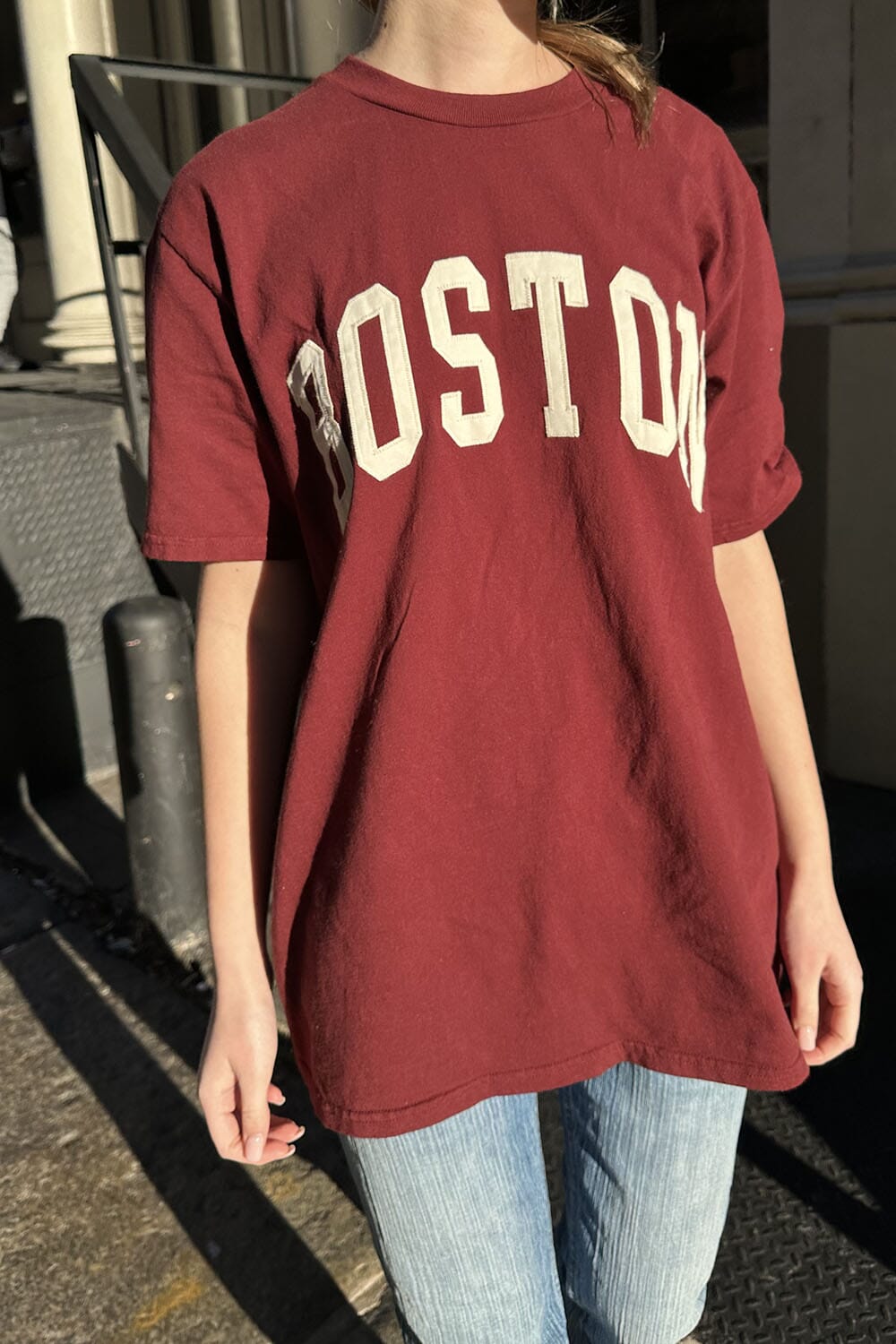 Maroon / Oversized Fit