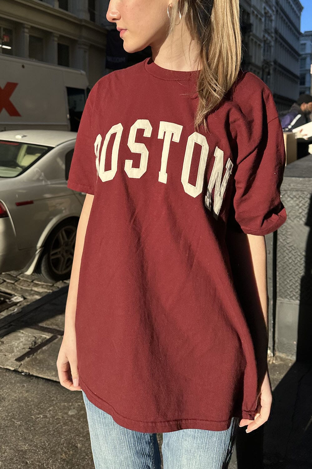  Maroon / Oversized Fit