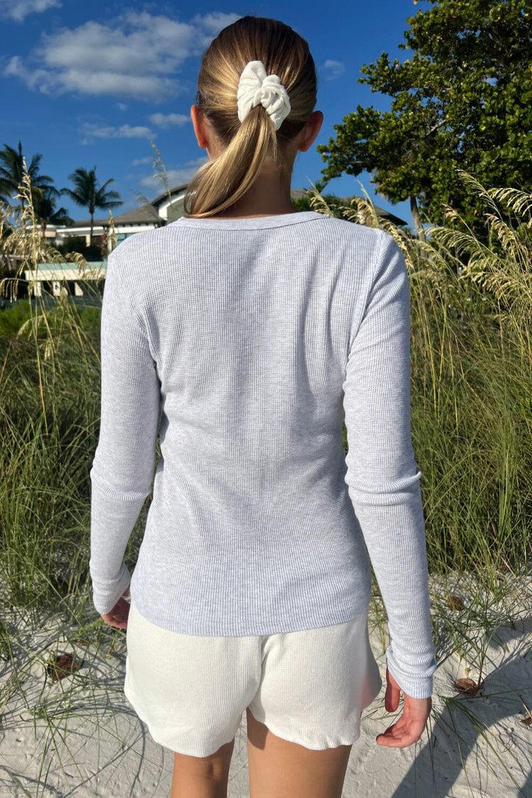 Tori Thermal Top | Light Grey / S