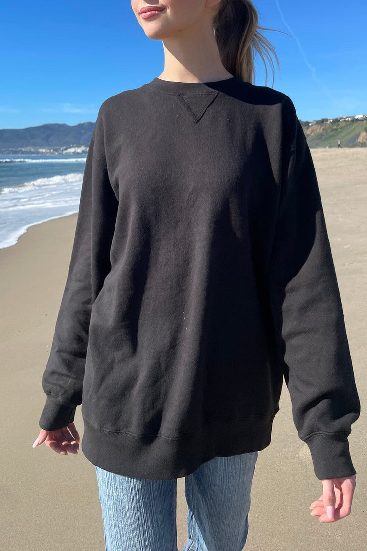 Erica Oversized Sweatshirt | Faded Black / Oversized Fit