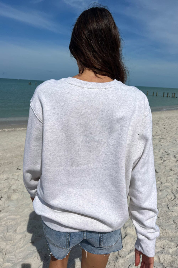 Erica Oversized Sweatshirt | Heather Grey / Oversized Fit