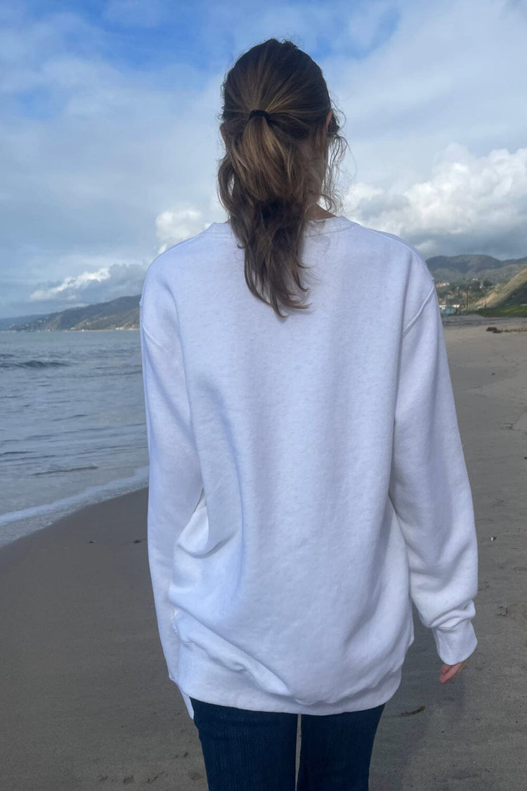Erica Oversized Sweatshirt | Silver Grey / Oversized Fit