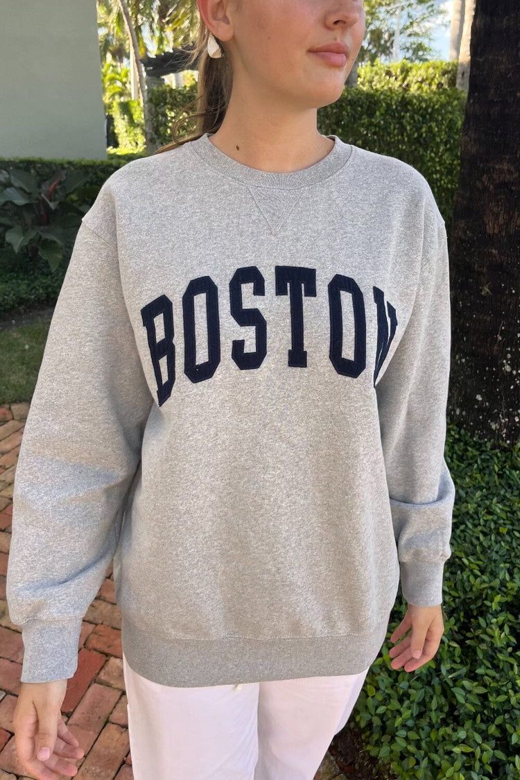 Erica Boston Sweatshirt | Grey / Oversized Fit