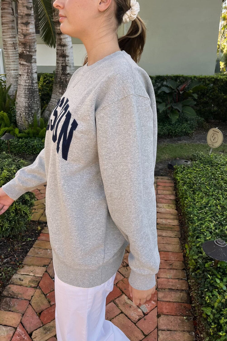 Erica Boston Sweatshirt | Grey / Oversized Fit