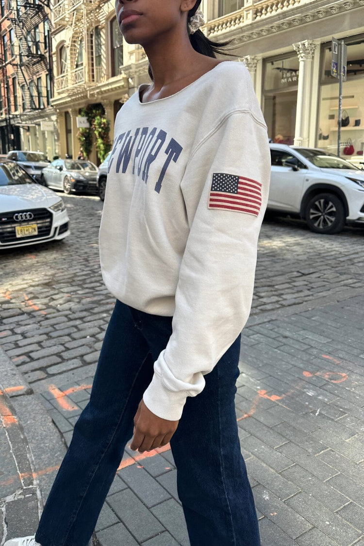 Erica Newport Sweatshirt | Cement / Regular Fit