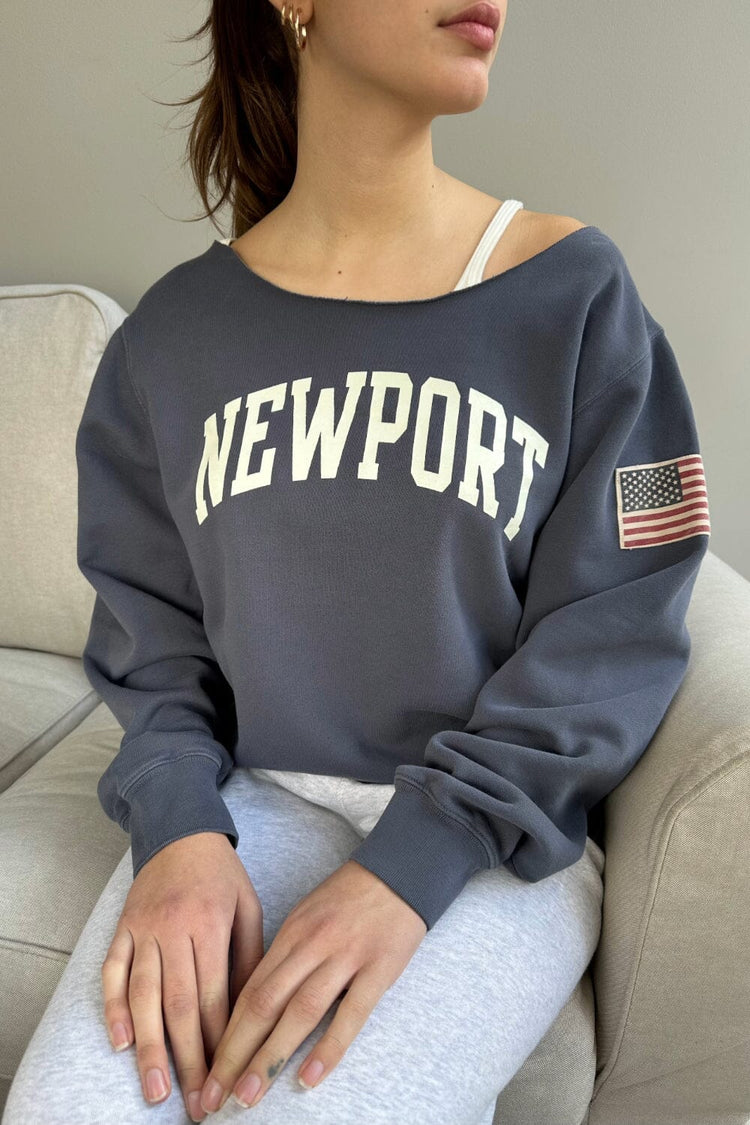 Stelle Newport Sweater | Faded Navy / Regular Fit