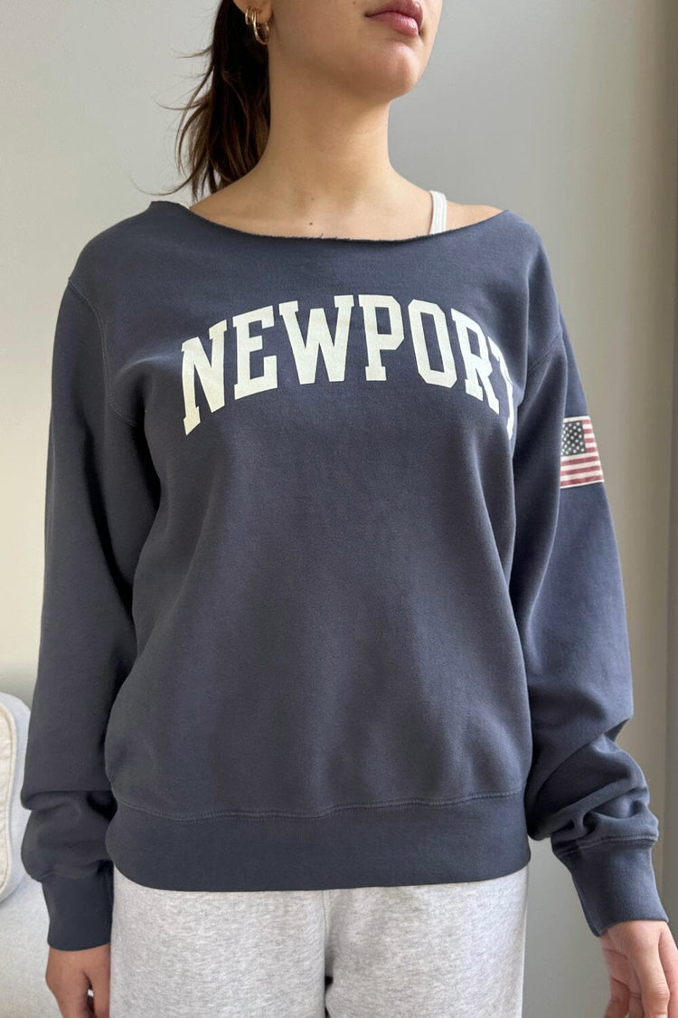 Stelle Newport Sweater | Faded Navy / Regular Fit