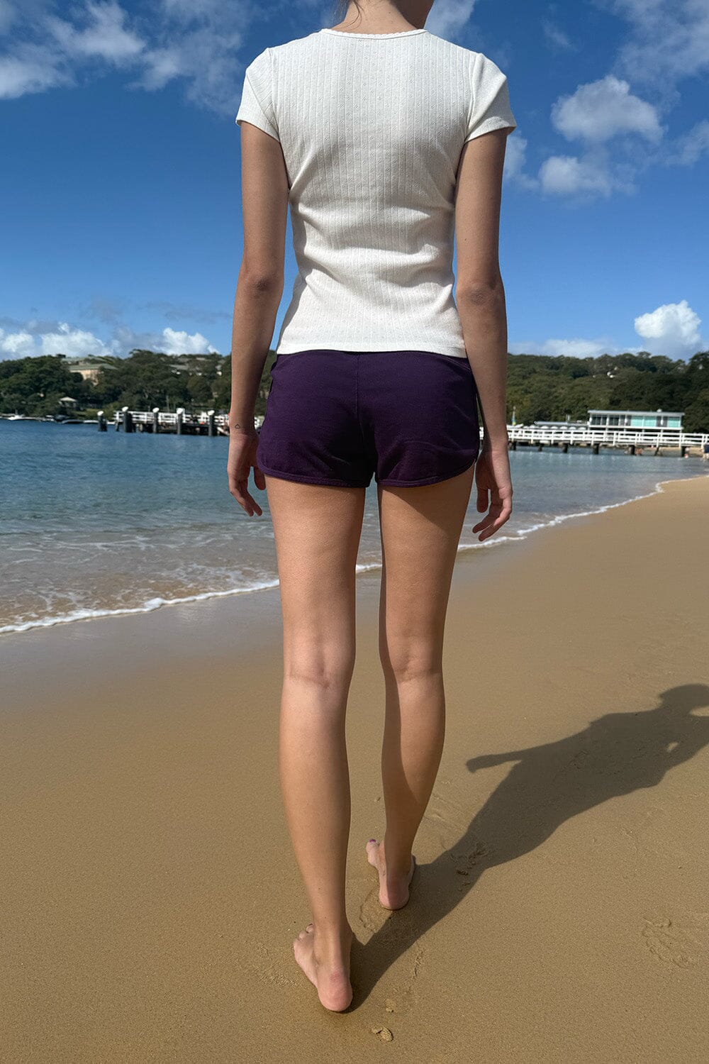 Marcie Sweatshorts | Deep Purple / XS/S