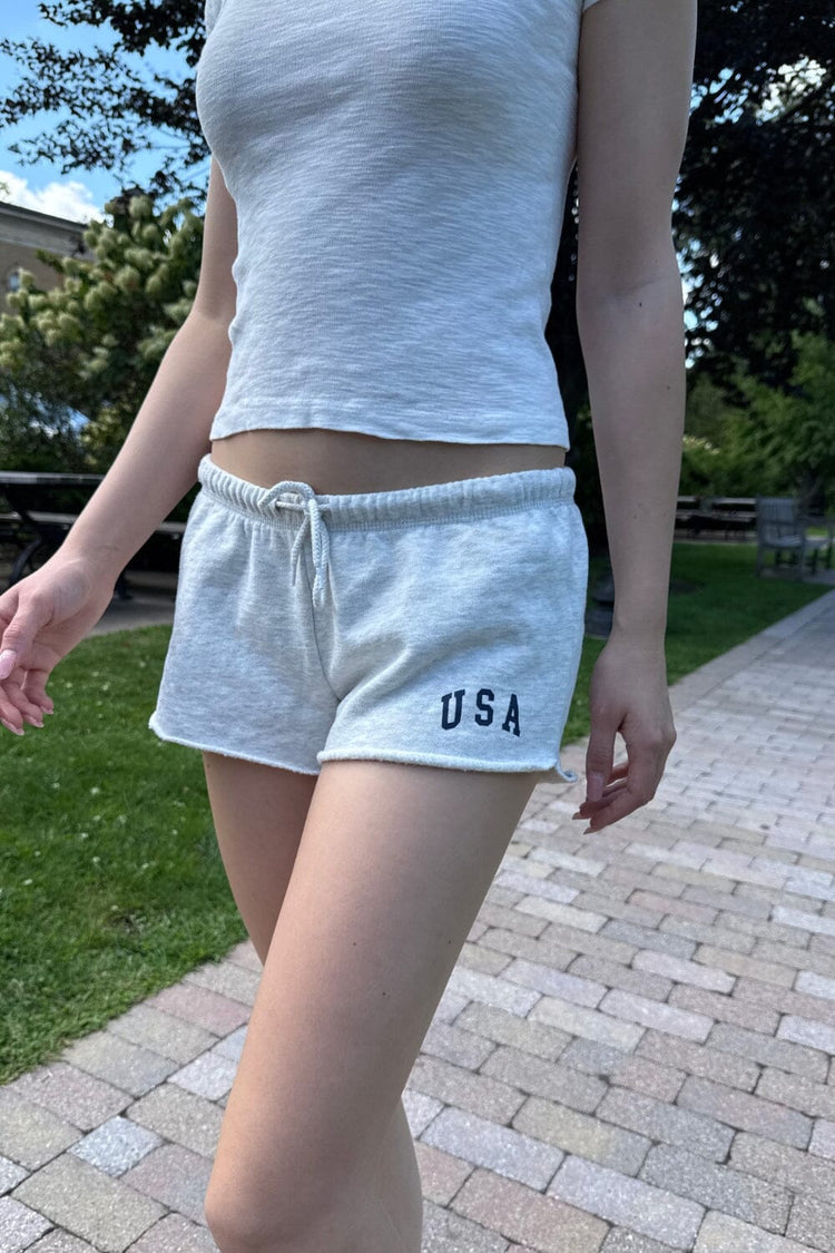 Marcie Sweatshorts | Light Heather Grey / XS/S