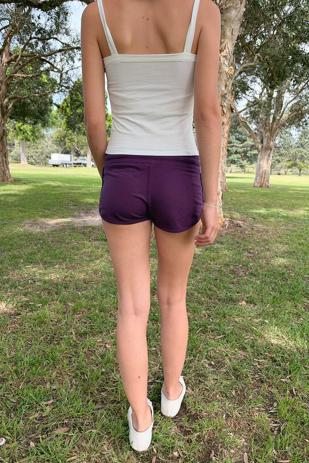 Marcie Sweatshorts | Bright Purple / XS/S