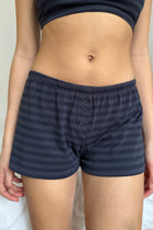 Navy Blue Lace Underwear