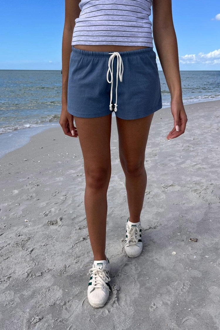 Emery Cotton Sweatshorts | Sky Blue / XS/S
