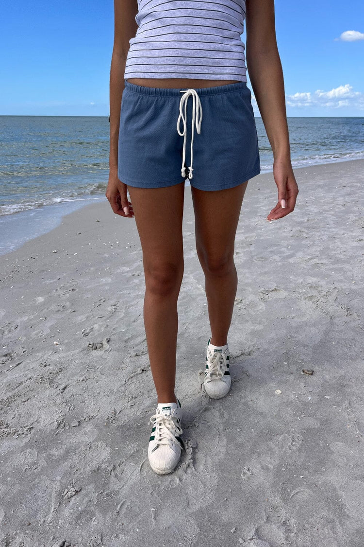 Emery Cotton Sweatshorts | Sky Blue / XS/S