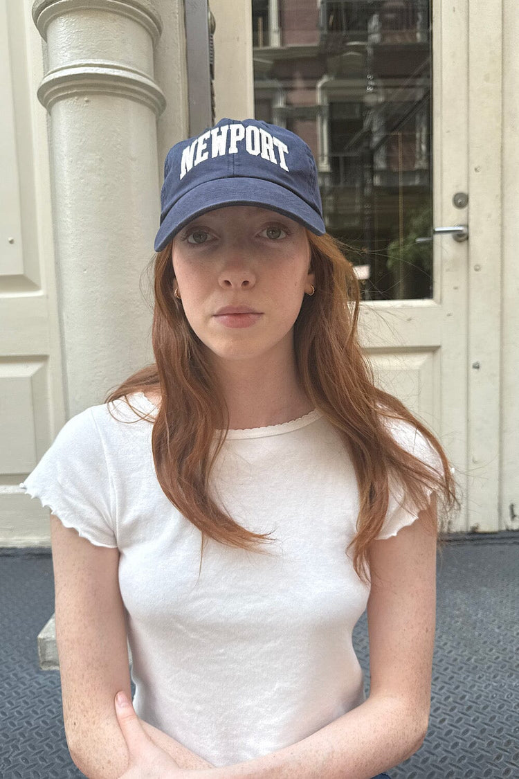 Katherine Newport Cap | Navy Blue