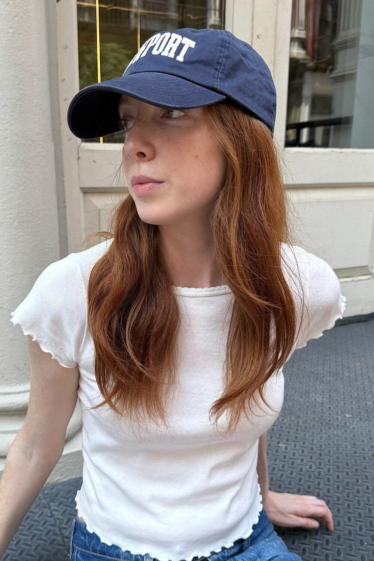 Katherine Newport Cap | Navy Blue