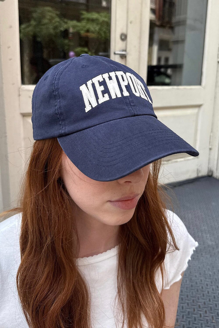 Katherine Newport Cap | Navy Blue