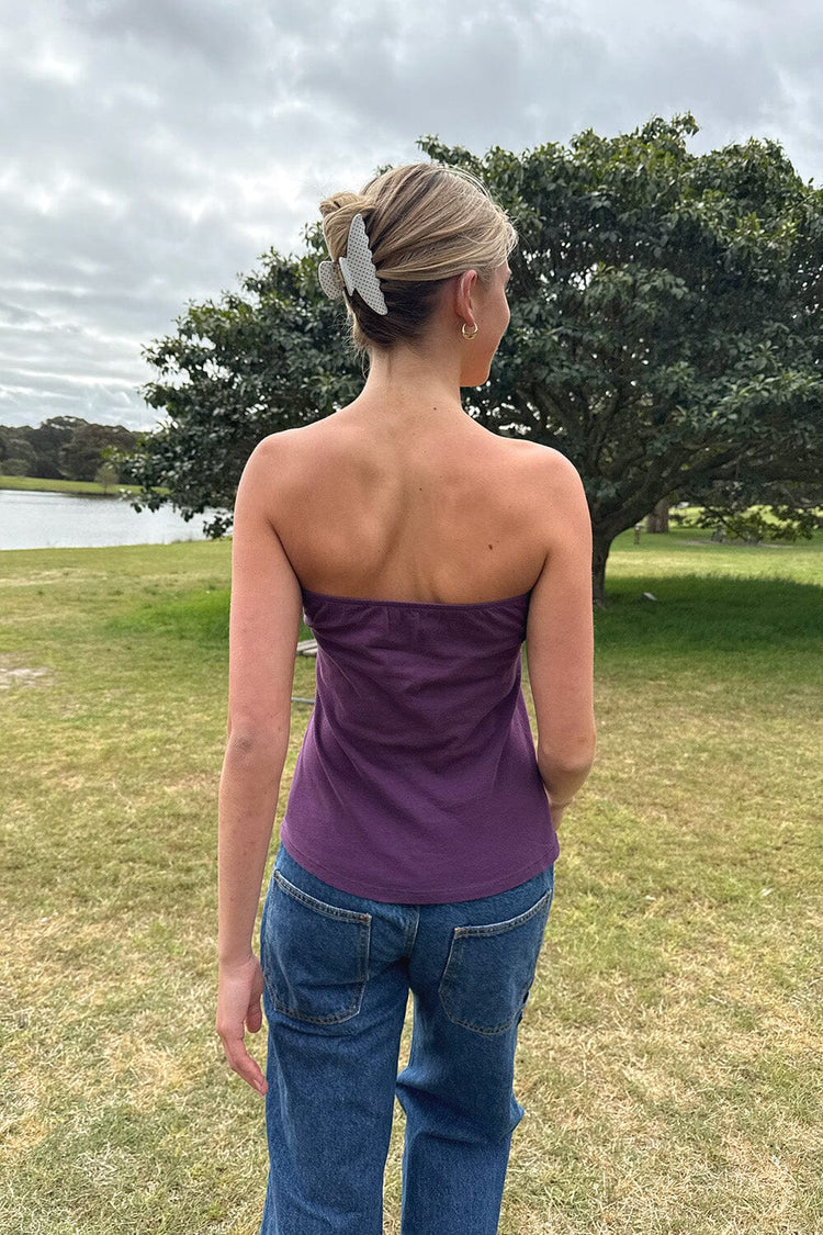 Lucky Tube Top | Deep Purple / XS/S