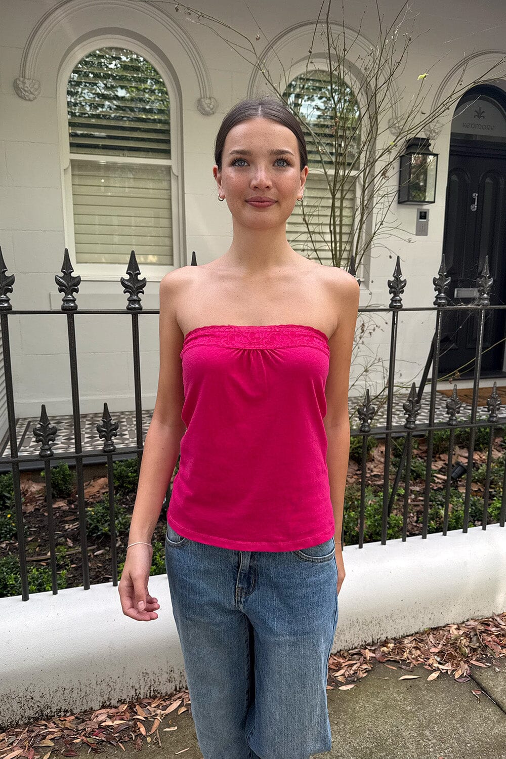 Lucky Tube Top | Fuchsia / XS/S