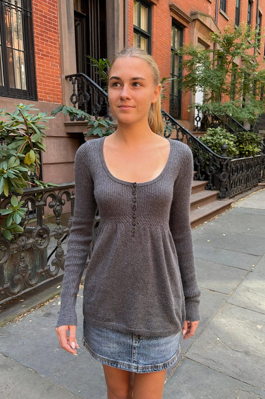 Dark Heather Grey / XS/S