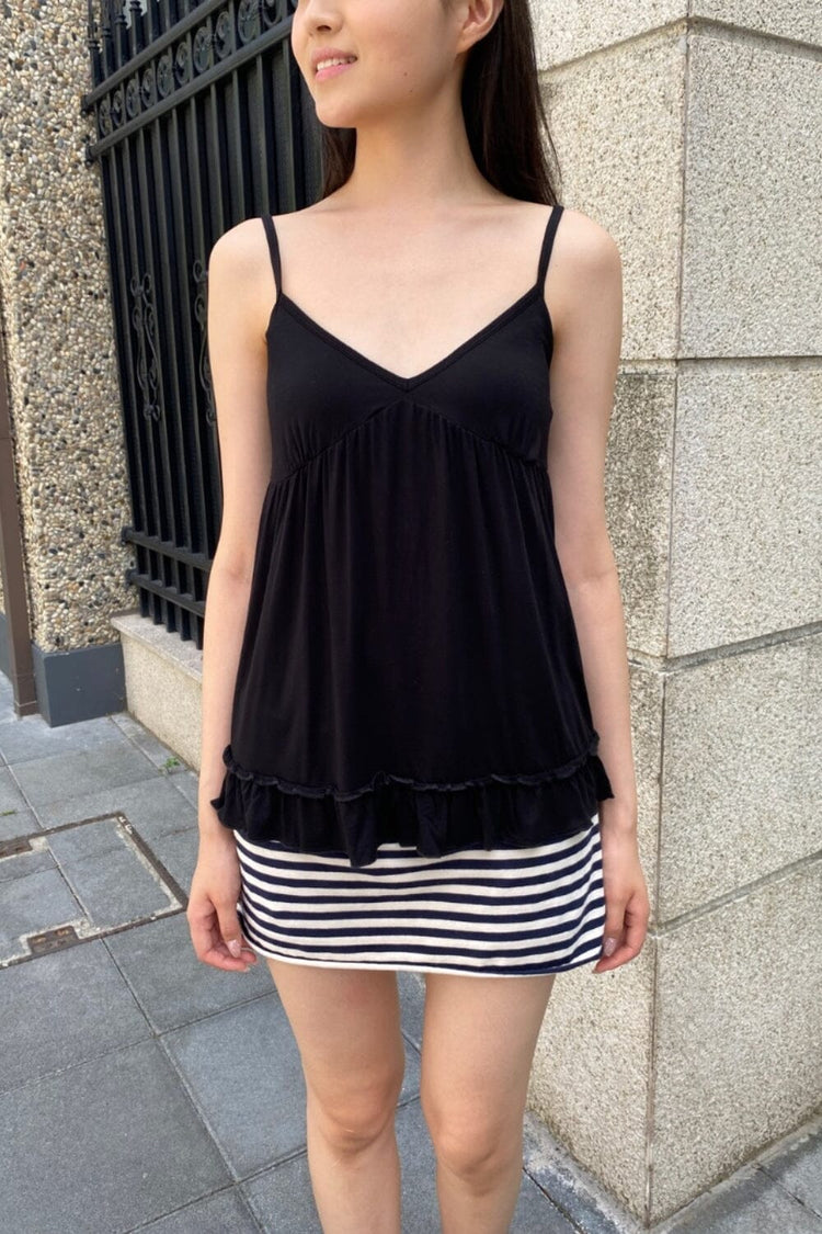Edith Tank | Black / XS/S