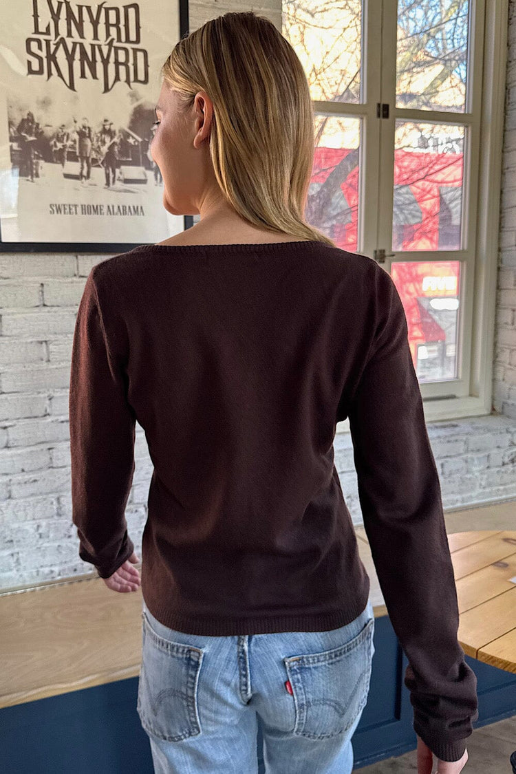 Teya Sweater | Brown / XS/S
