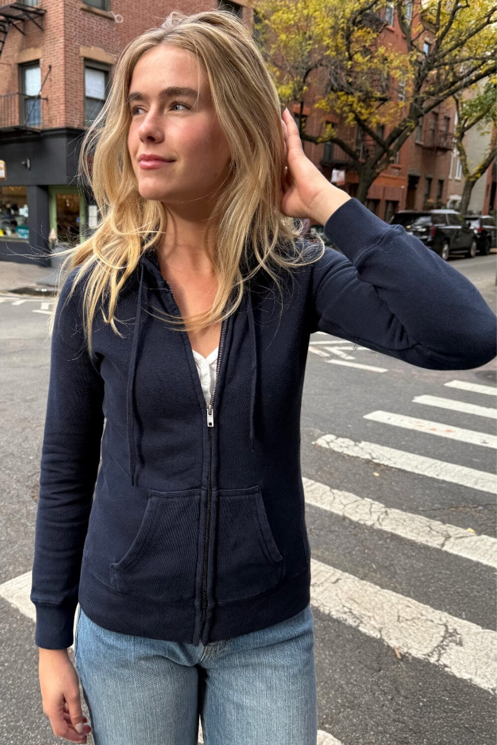 Christy Hoodie | Navy Blue / XS/S
