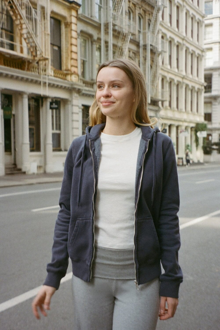 Christy Hoodie | Faded Navy Blue / XS/S