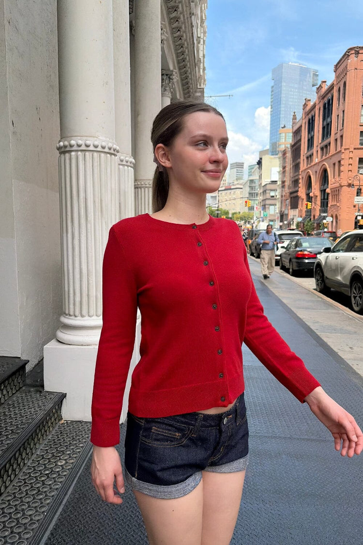 Louise Cardigan | Red / XS/S