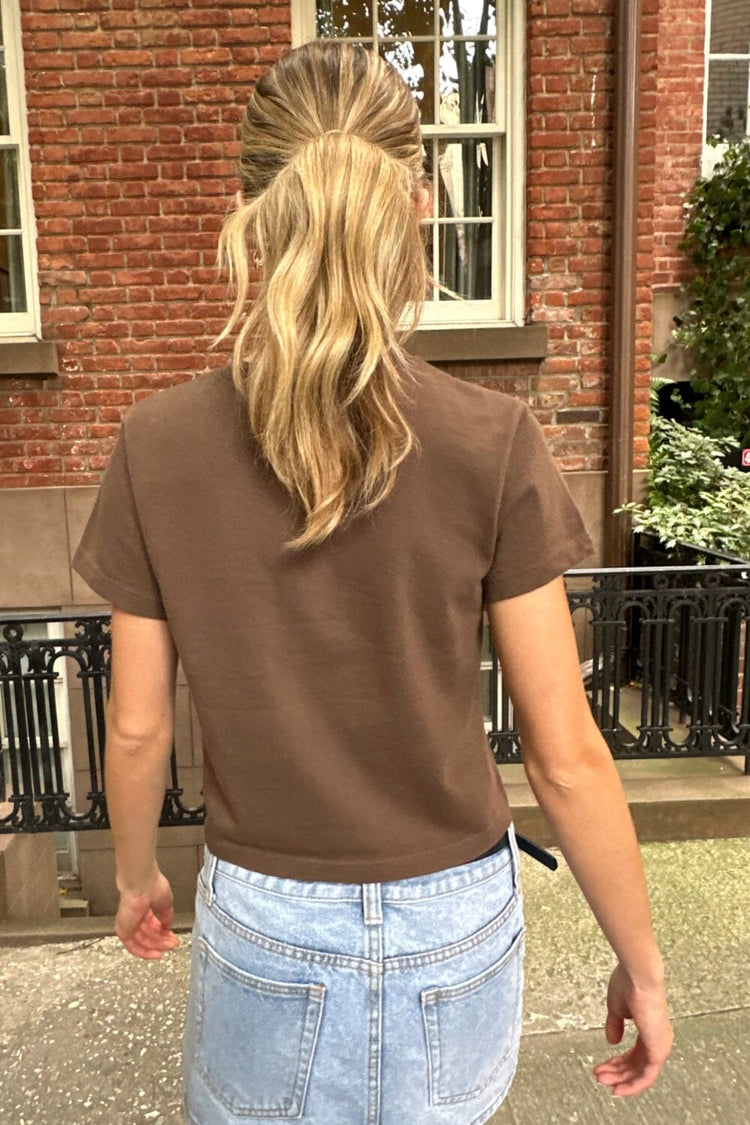 Chloe 84 Top | Brown / Regular Fit