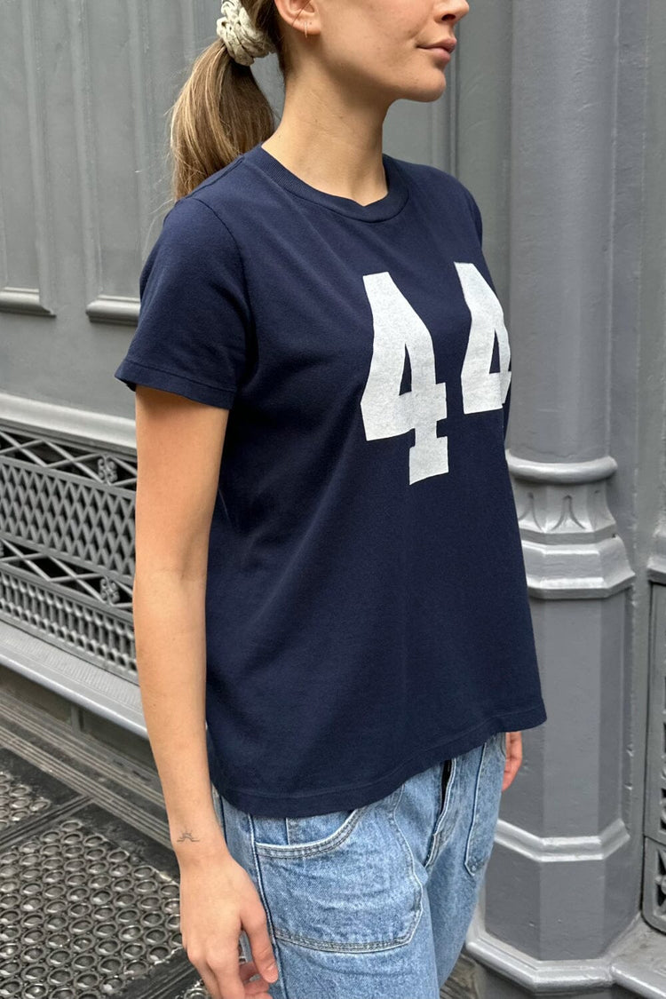 Chloe 84 Top | Navy / Regular Fit