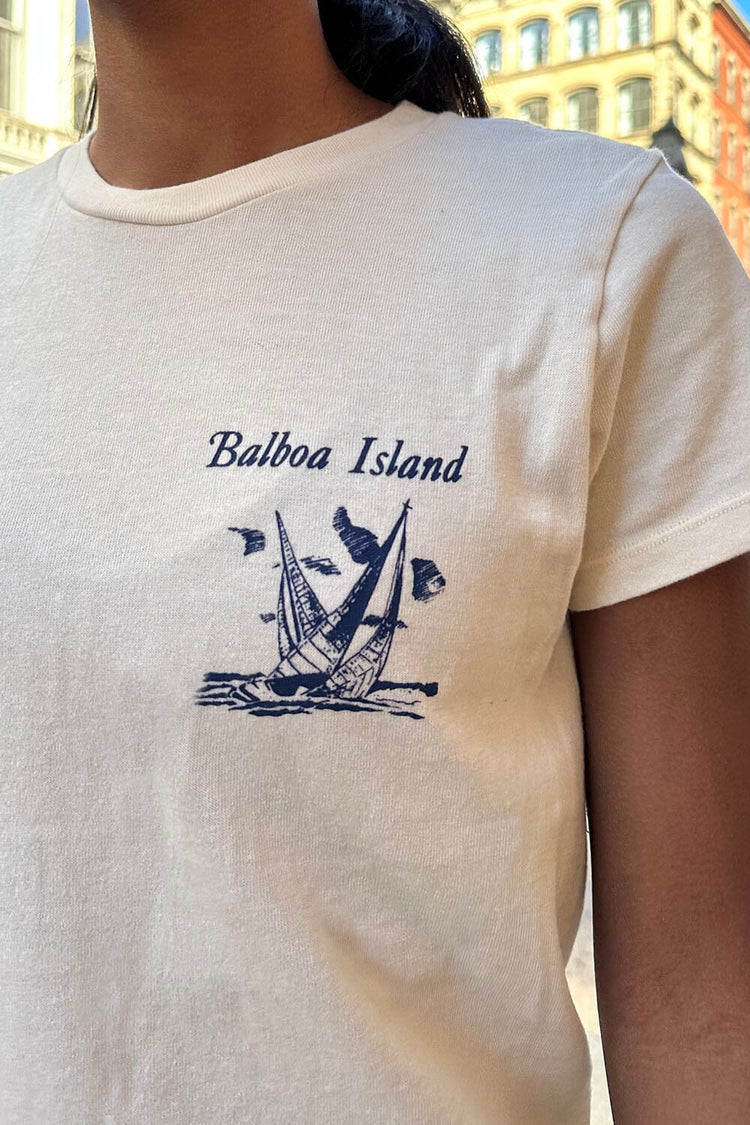 Brooke Balboa Island Top | Ivory / Regular Fit
