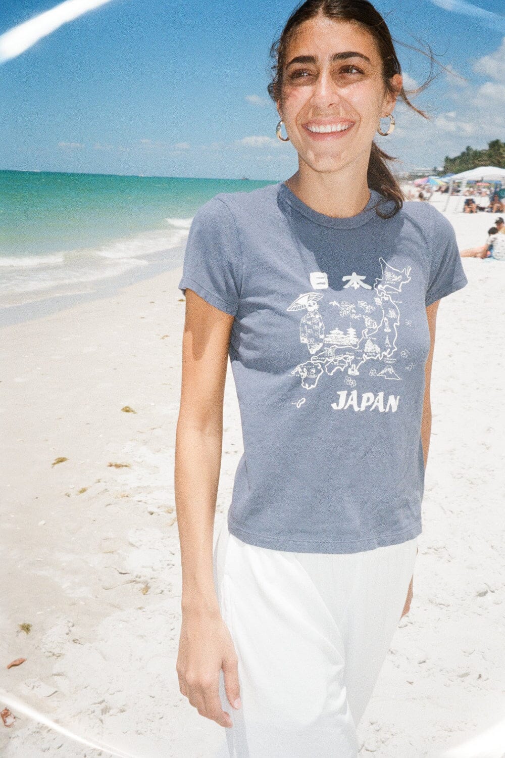 Chloe Japan Top | Faded Navy Blue / XS/S