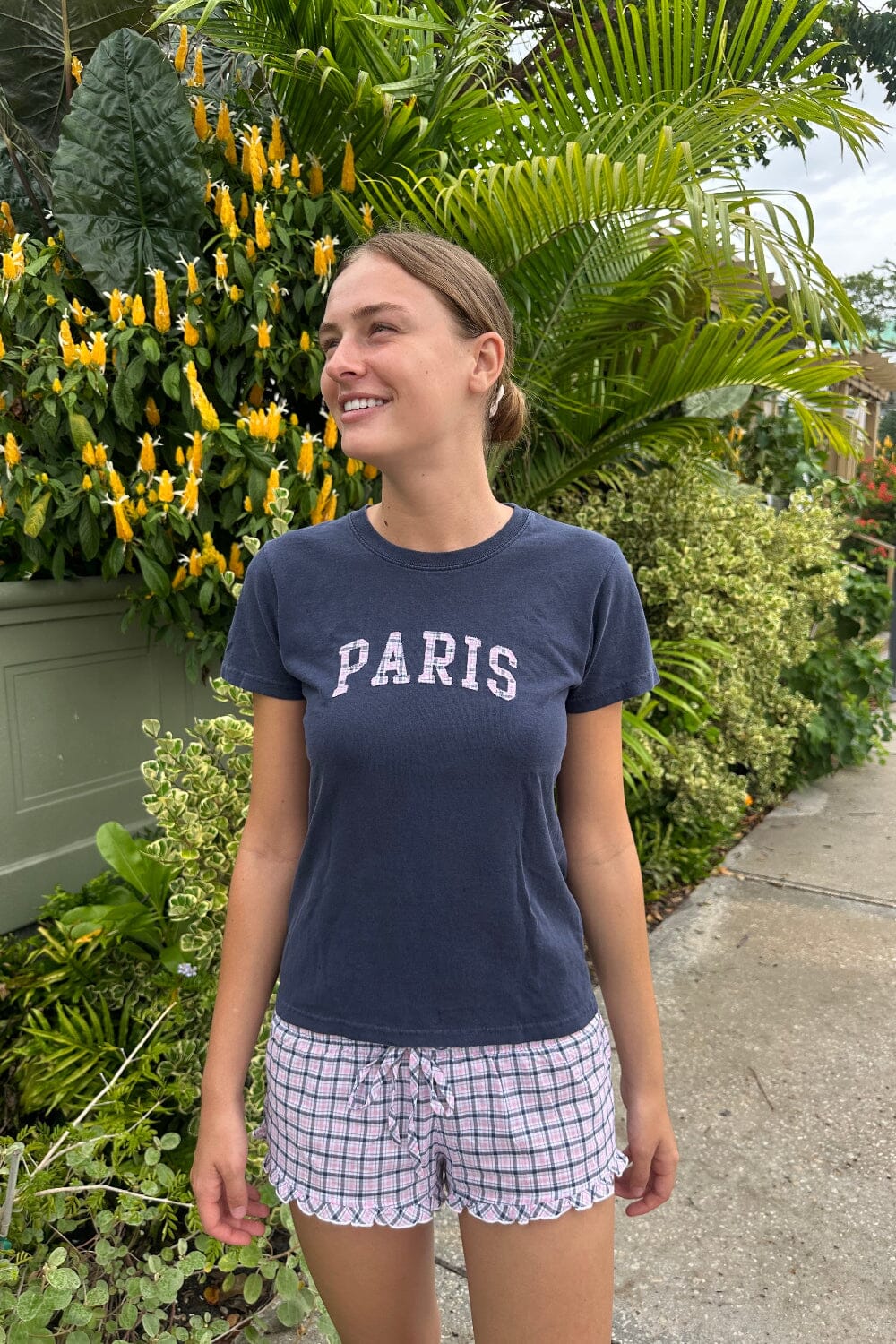 Chloe Paris Top | Faded Navy Blue / XS/S