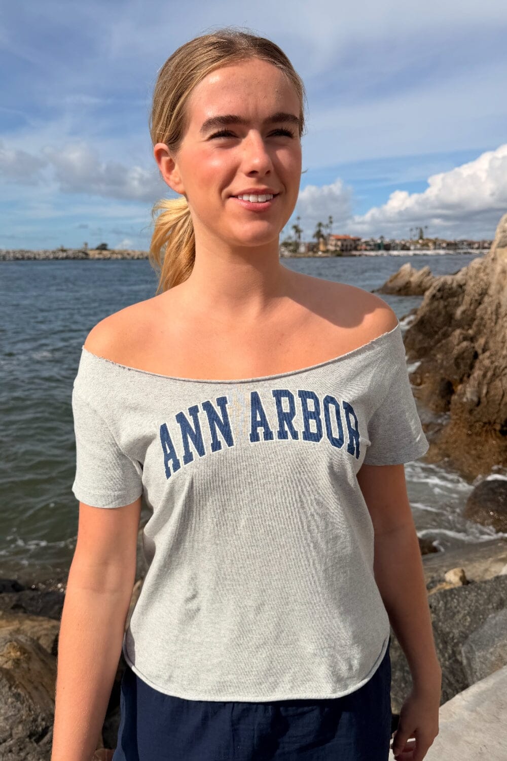 Robyn Ann Arbor Top | Silver Grey / XS/S