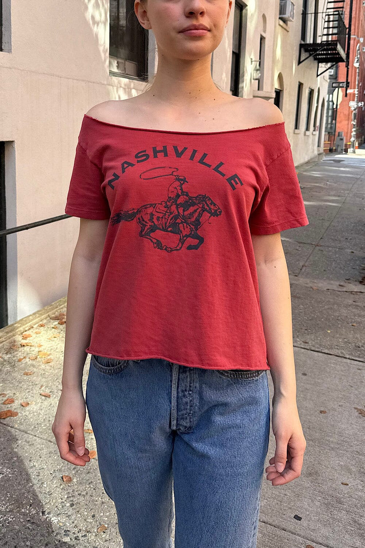 Robyn Nashville Top | Red / XS/S