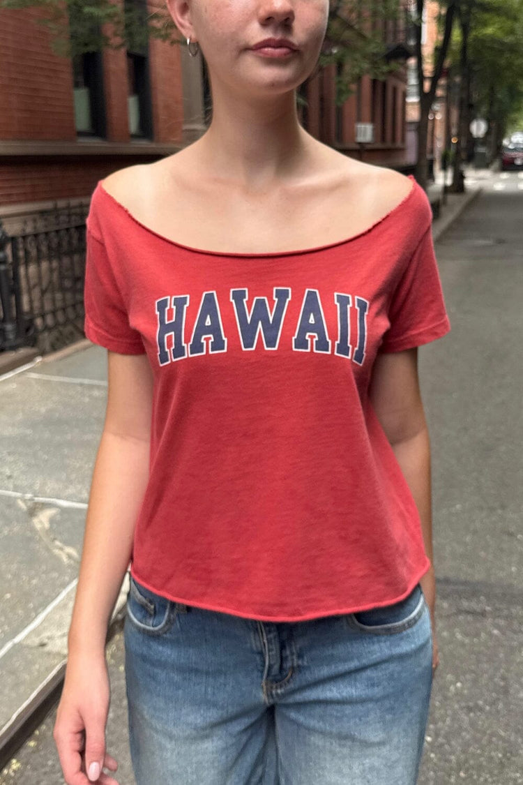 Robyn Hawaii Top | Red / XS/S
