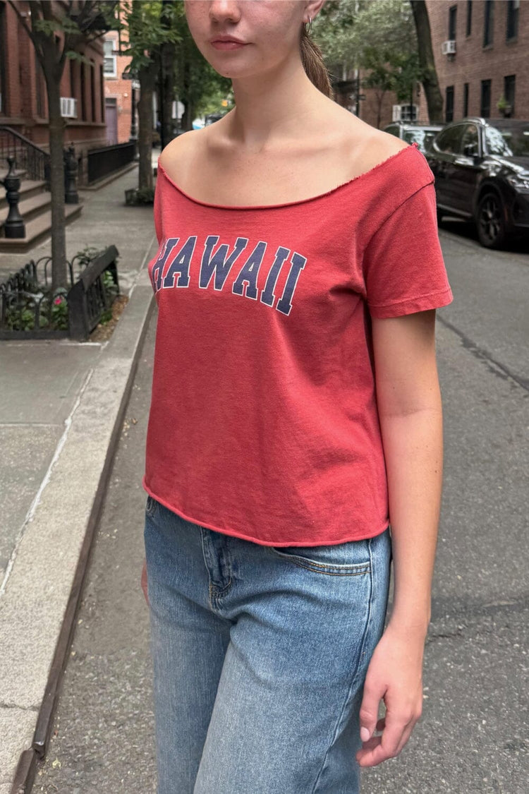 Robyn Hawaii Top | Red / XS/S