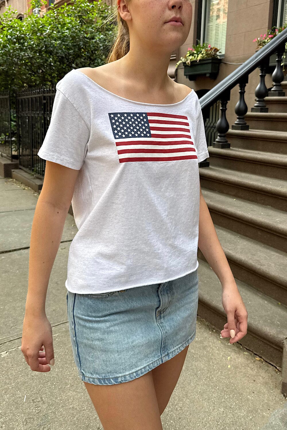 Robyn American Flag Top