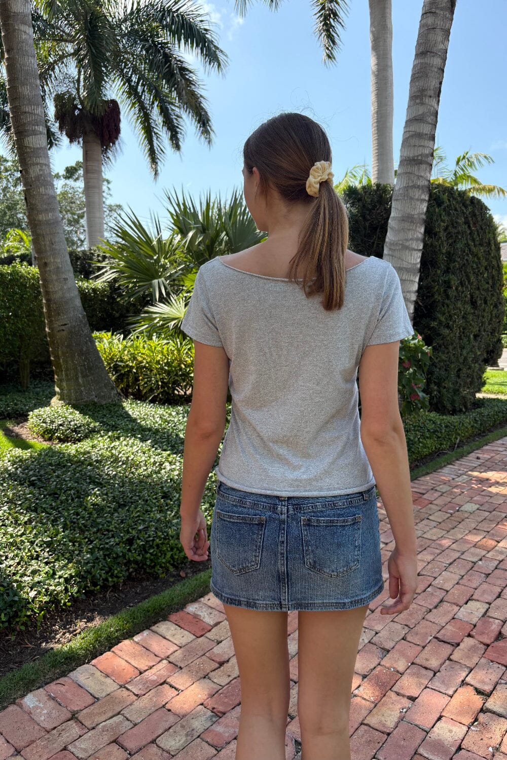 Robyn New York Top | Heather Grey / XS/S