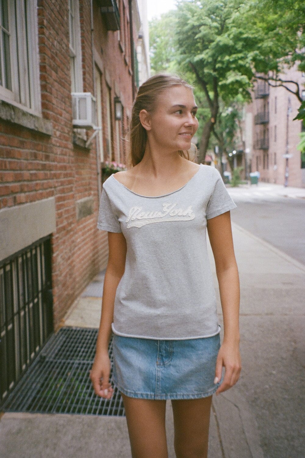 Robyn New York Top | Heather Grey / XS/S
