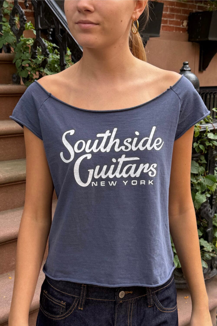 Bonnie Southside Guitars Top | Navy / XS/S