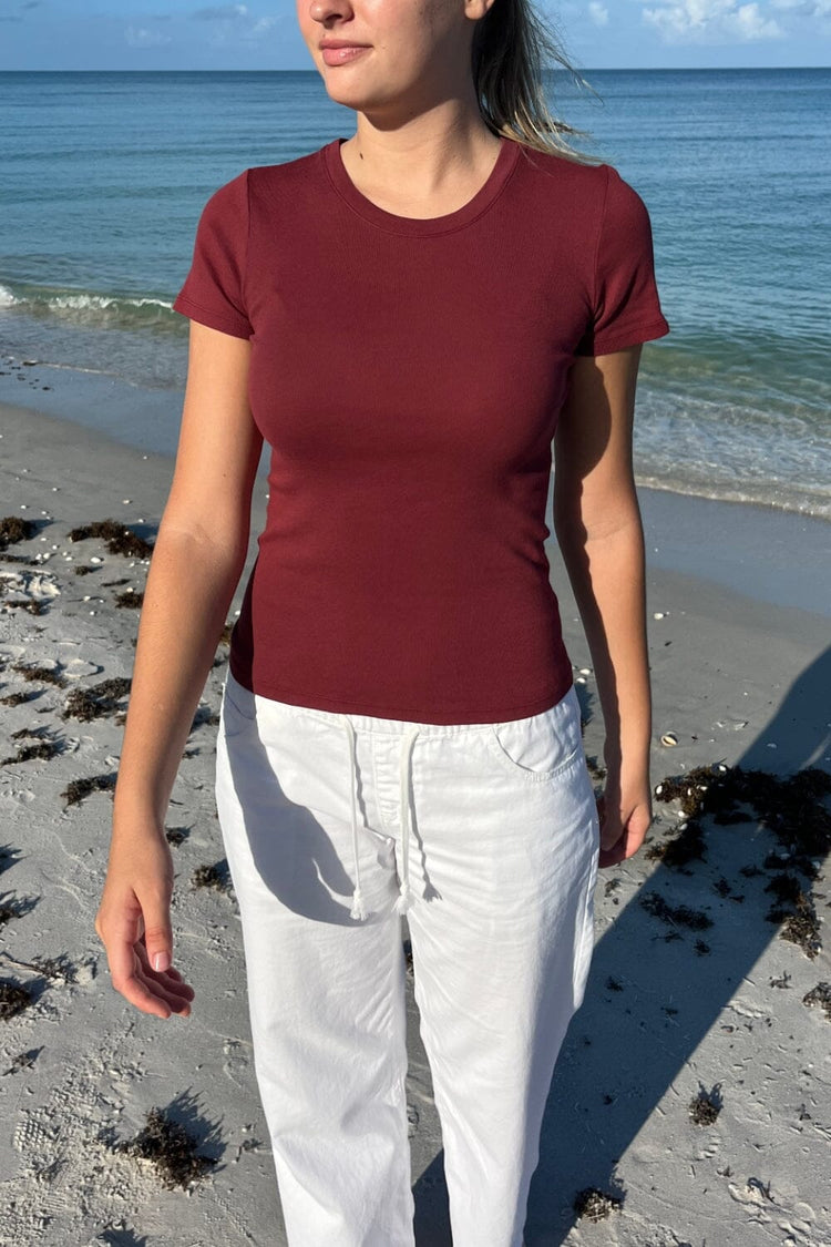 Chloe Top | Burgundy / XS/S