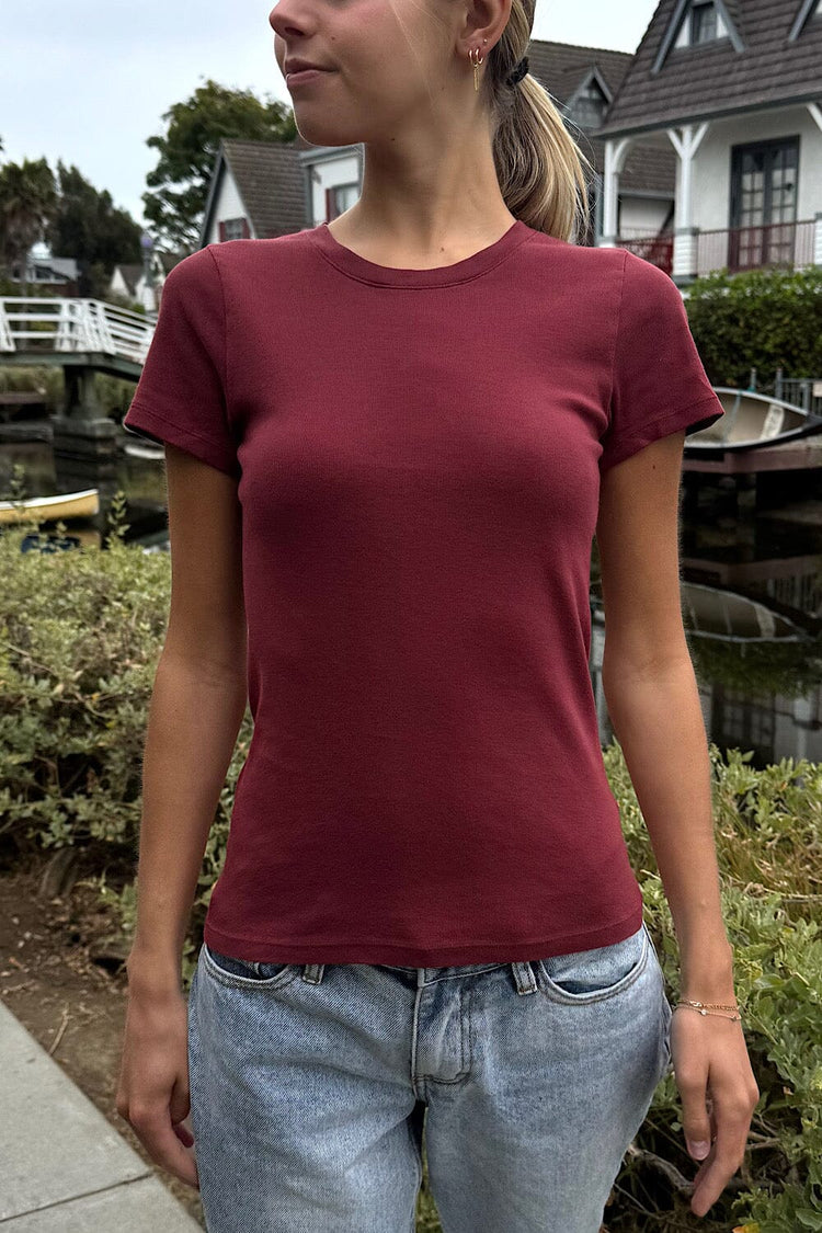 Chloe Top | Burgundy / XS/S