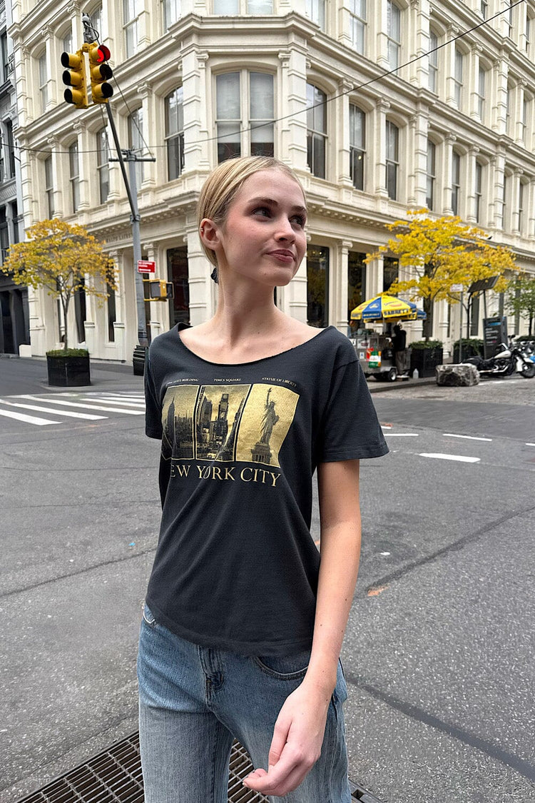 Robyn New York City Top | Black / XS/S