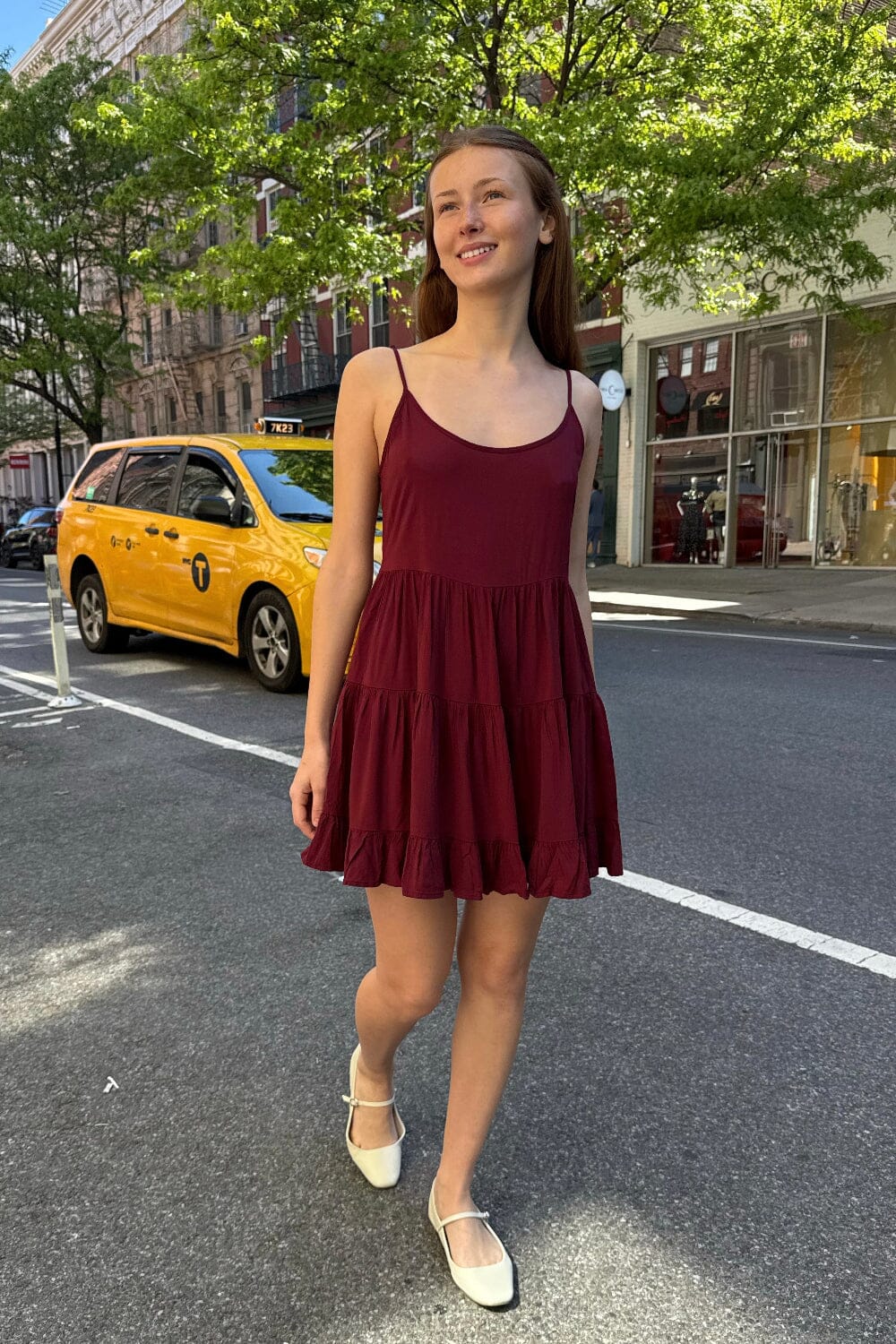 Tess Dress | Burgundy / XS/S