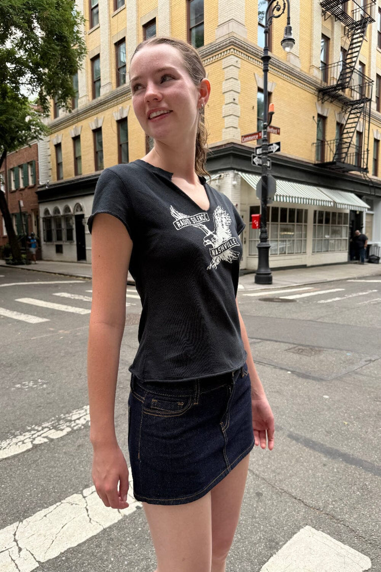 Ava Nashville Top | Black / XS/S