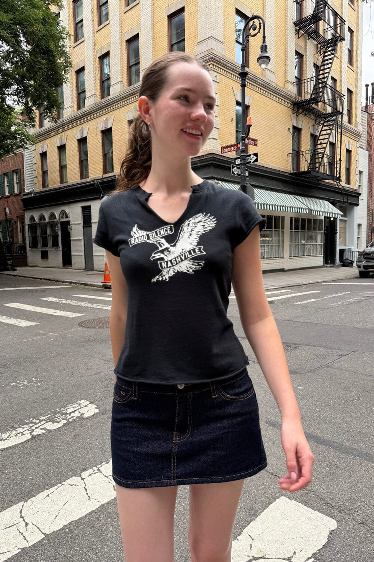 Ava Nashville Top | Black / XS/S