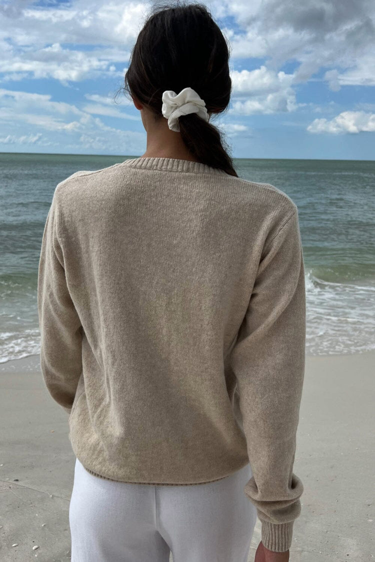 Martha Heavy Wool Sweater | Beige / Regular Fit