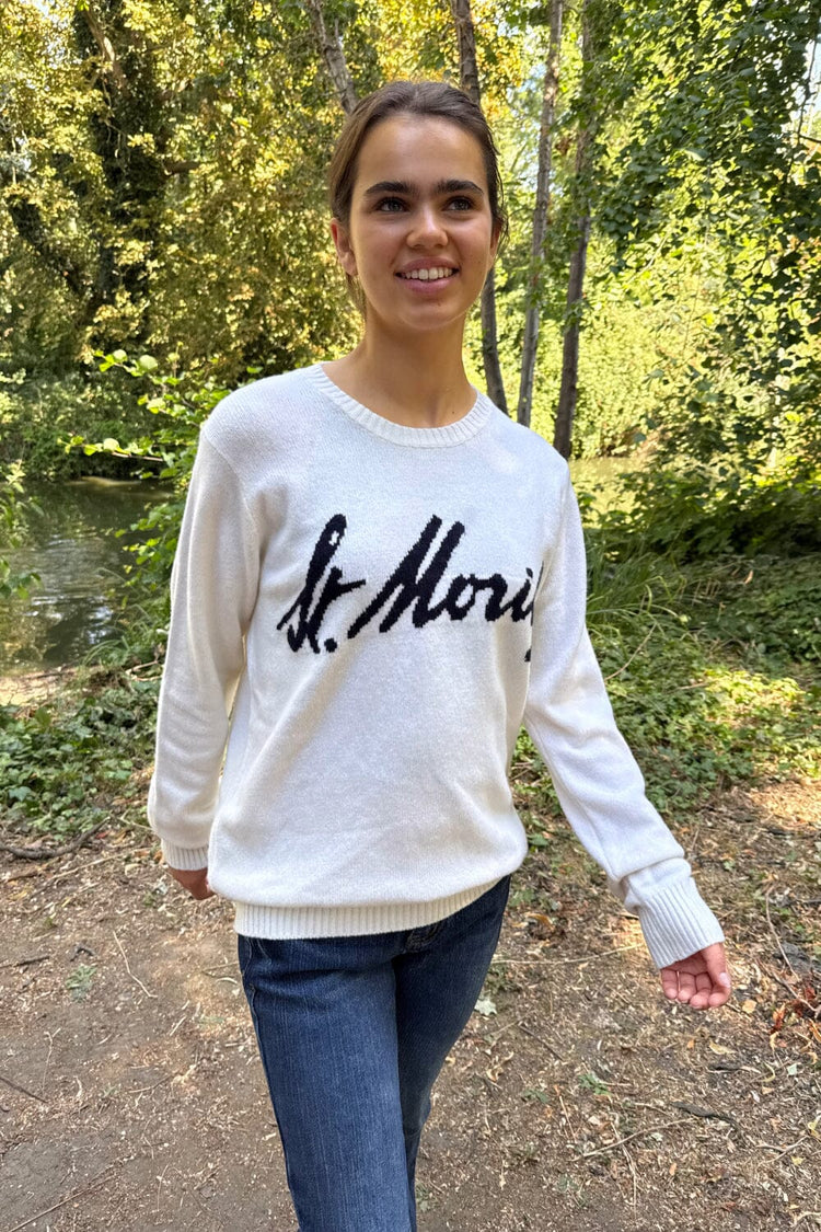 Martha St. Moritz Sweater | Ivory / XS/S